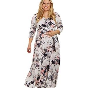 Pink Blush Maternity Dress